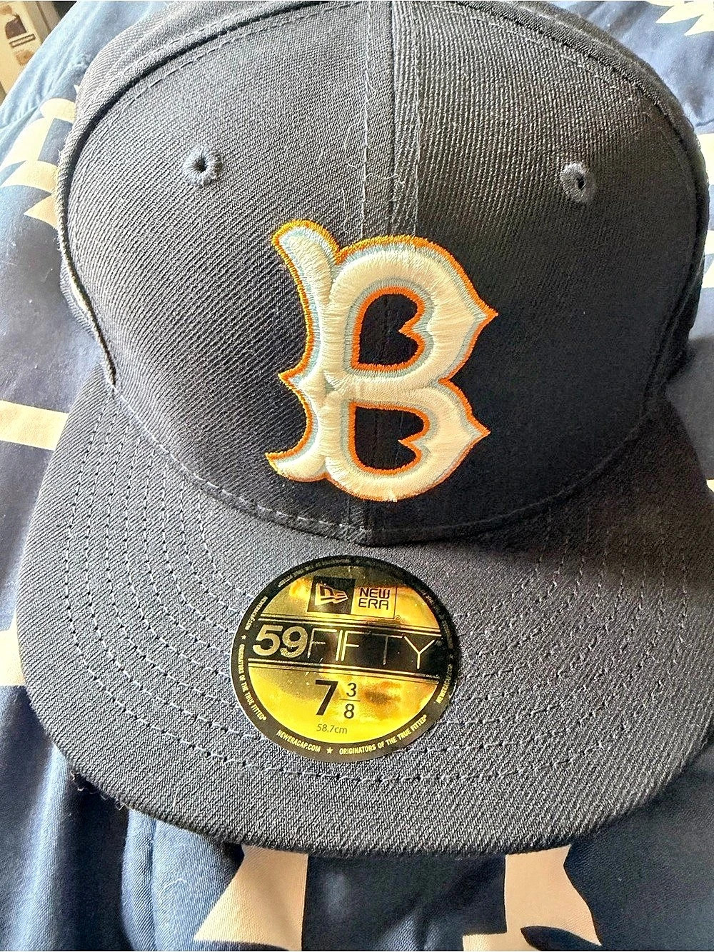 New Era Brooklyn Dodgers Ebbets Field Side Patch 59FIFTY Fitted Hat Black &